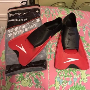 Speedo Switchblade Fin in Red and Black flippers XL - Picture 1 of 11