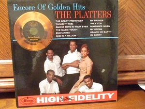 The Platters "Encore of Golden Hits" Mercury "LP" Still in Excellent Condition - Imagen 1 de 11
