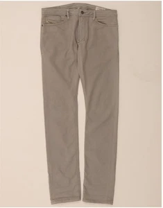 DIESEL Mens Shioner Slim Casual Trousers W31 L34 Grey Cotton WI23 - Picture 1 of 4