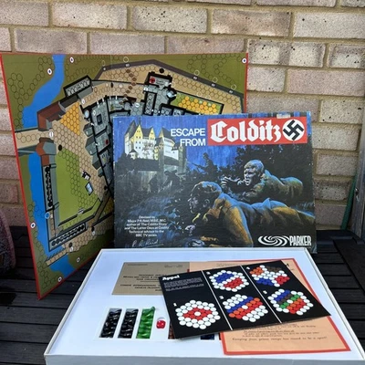 Escape From Colditz Board Game  - Complete 1970s Parker Vintage - Image 1 of 4