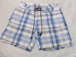 VICTORINOX. PANTALONES CORTOS DE BAÑO PARA HOMBRE. BLUE CHECK L 6". W 32" - Imagen 1 de 4