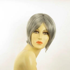 short wig woman smooth gray ref: BLANDINE 51 - Imagen 1 de 9