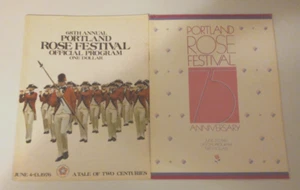 Portland Rose Festival 1976 & 1983 Official Souviner Program Books - Picture 1 of 2