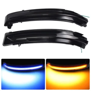 Pair Rearview Side Mirror Turn Signal Light for Nissan Qashqai Rogue X-Trail - Picture 1 of 2