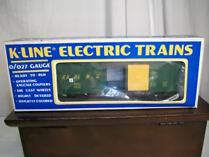 K-line O #K-5121 Box Car, Reading Railroad, Green & Yellow, NEW with BOX - Picture 1 of 2