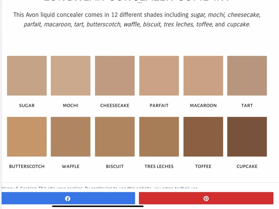 Avon Cashmere Complexion Longwear Concealer Waffle - 0.20 fl oz - New In Box - Image 1 of 1