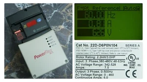 Allen Bradley 22D-D6P0N104 PowerFlex 40 3PS Antrieb getestet gut FRN:2.01 - Bild 1 von 10