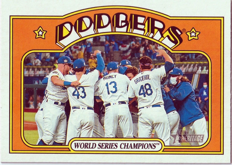 2021 Topps Heritage Baseball #1-261 Pick Your Cards! Complete Your Set! - Image 1 of 1