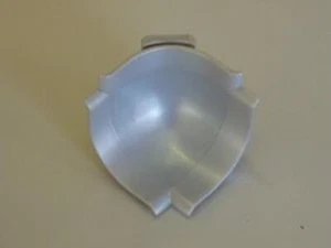 RADIUS COVER CORNER BLOCK SILVER (8 PACK) - Picture 1 of 4