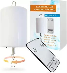 Wind Spinner Motor with Remote Controller,Mobile Battery Operated Motor Hanging - Picture 1 of 12