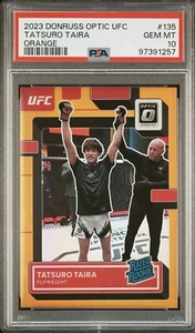 2023 Optic UFC Tatsuro Taira Rated Rookie Orange /49- PSA 10-RC Panini Prizm - Picture 1 of 1