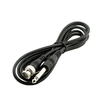 1pcs 6.35mm 1/4" Mono Male to BNC Male Plug Audio Adapter Converter Cable 6FT - Image 1 of 4