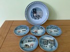 Bing & Grondahl Harald Wiberg Gnome Tomten Plates x 6