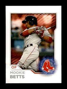 2017 Topps Stickers #84 Mookie Betts Boston Red Sox Baseball 