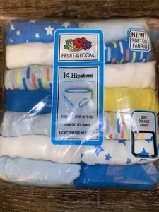 Fruit of the Loom ~ Girls Tagless 14-Pair Underwear Hipsters Cotton ~ Size 6 - Picture 1 of 3