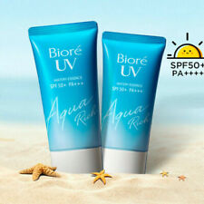 2~4 PCSPopular Biore Kao UV Sunscreen Aqua Rich Watery Essence SPF50+ PA++++ 50g
