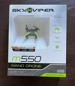NEW Sky Viper Drone M550 Nano Drone Viperflight5 Performance Series Flight Asst - Picture 1 of 2