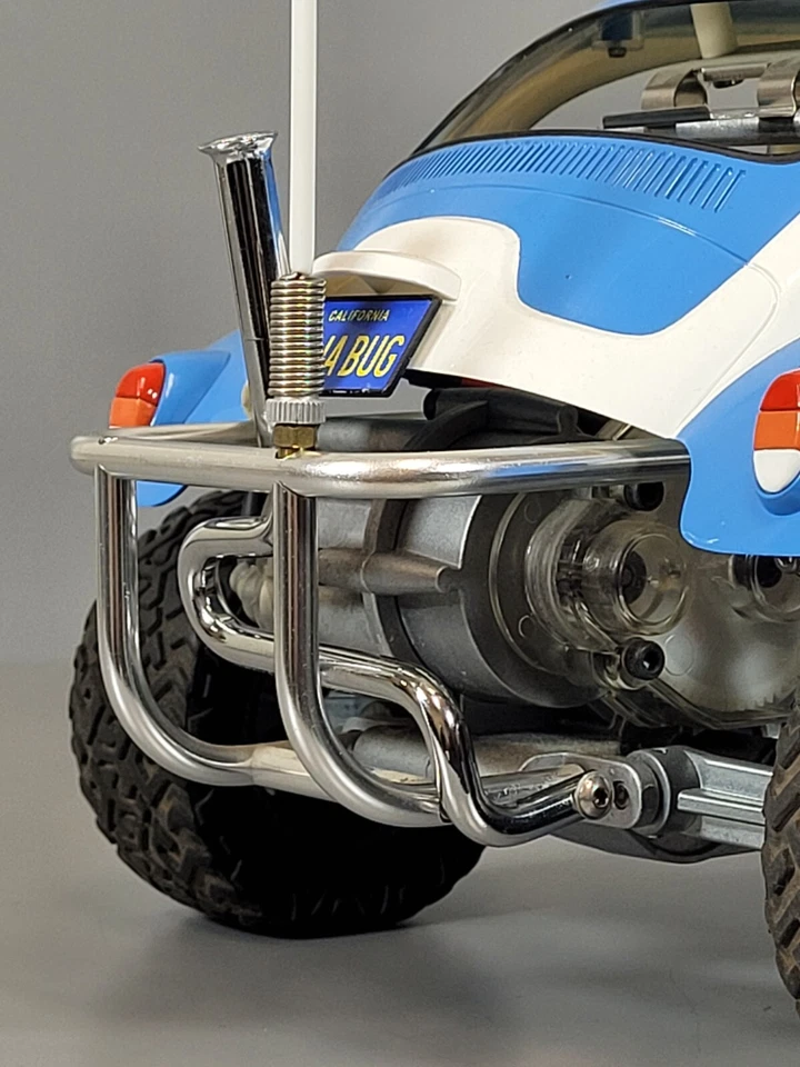 Aluminum Rear Single Exhaust Style Tamiya 1/10 Sand Scorcher Super Champ Buggy - Image 1 of 4