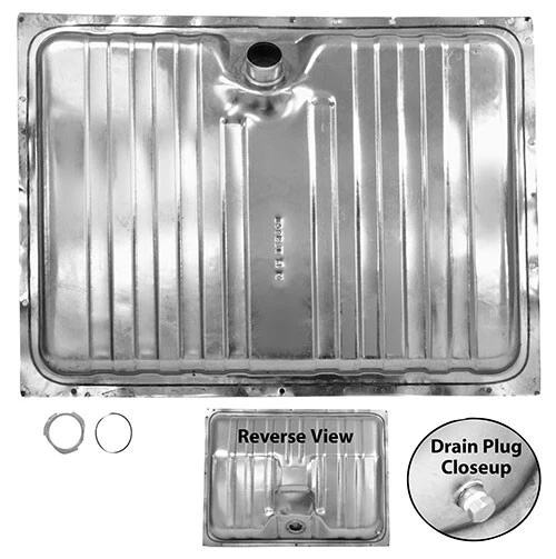 GAS TANK 1969 FORD MUSTANG / COUGAR W/DRIAN PLUG STAINLESS Foto 1 de 1