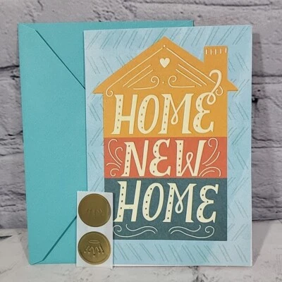 Hallmark Felicitaciones por tu Nueva Tarjeta de Felicitación Hogar con Sellos Foto 1 de 4