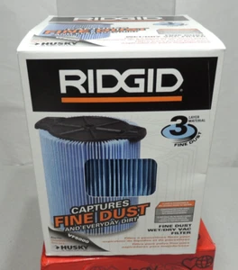 Filtro de aspiradora genuino Ridgid VF5000 polvo fino húmedo/seco 3 capas 5-20 gal OEM - Imagen 1 de 8