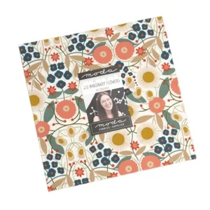Moda Quilting Patchwork Imaginary Flowers Layer Cake 10 Inch Fabrics - Picture 1 of 3