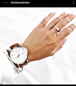 Charlize Unisex Minimal Eligant Uhr - Bild 1 von 9