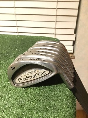Wilson ProStaff OS Oversize Irons Set (3-PW) Regular UST MMT Graphite Shafts - Image 1 of 4