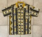 Vintage 50’s 60's Hukilau Fashion Hawaiian Shirt Tiki Aloha MCM Rockabilly Sm/Md