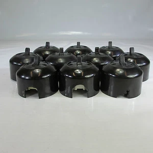 1 von 10 Alter Bakelit Ein / Aus Schalter Art Deco Aufputz Lichtschalter Vintage - Bild 1 von 7