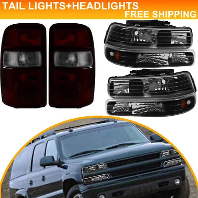 Faros traseros rojos ahumados para Chevy Suburban 1500 2500 2000-2006  Foto 1 de 4