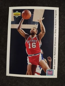 1992-93 Upper Deck Detroit Pistons Basketball Card #69 Bob Lanier - Bild 1 von 2