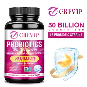 Probiotics 50 Billion - Natural Digestive Immune Gut Health & Support -Prebiotic - Picture 1 of 13