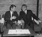 Attorney-General Robert F Kennedy briefs Japanese Prime Ministe- 1964 Old Photo