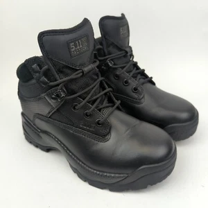 511 Tactical ATAC Low Boots Mens 5 Black Leather Combat Military Utility 6" - Picture 1 of 12