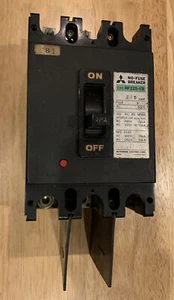 MITSUBISHI NO-FUSE BREAKER NF225-CB 225 AMP 500V AC SHUNT TRIP 3 POLE - Picture 1 of 4