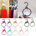 Elegant scarf hanger with pearl decoration for stylish storage