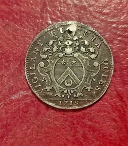 1719 BEAUNE SILVER JETON ~ GILLET MAIRE GAD# 1814 BUT IN SILVER ~ VERY RARE - Picture 1 of 2