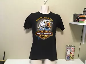 Emblema 3D del condado de Begen de la década de 1980 Harley Davidson de Rochelle Park NJ Gobernante Justo - Imagen 1 de 8