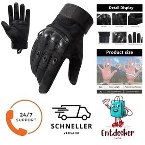 Security Handschuhe, Militärische Taktische Handschuhe Mit Kohlenstofffaser Knöc - Bild 1 von 2