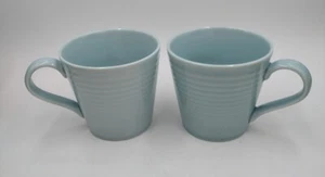 Royal Doulton Gordon Ramsey Labyrinth türkis Becher Kaffee Ersatz 2er Set  - Bild 1 von 7