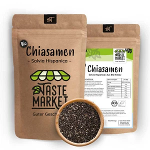 10 kg BIO Chiasamen | Salvia Hispanica | Chia Samen schwarz | naturbelassen - Bild 1 von 4