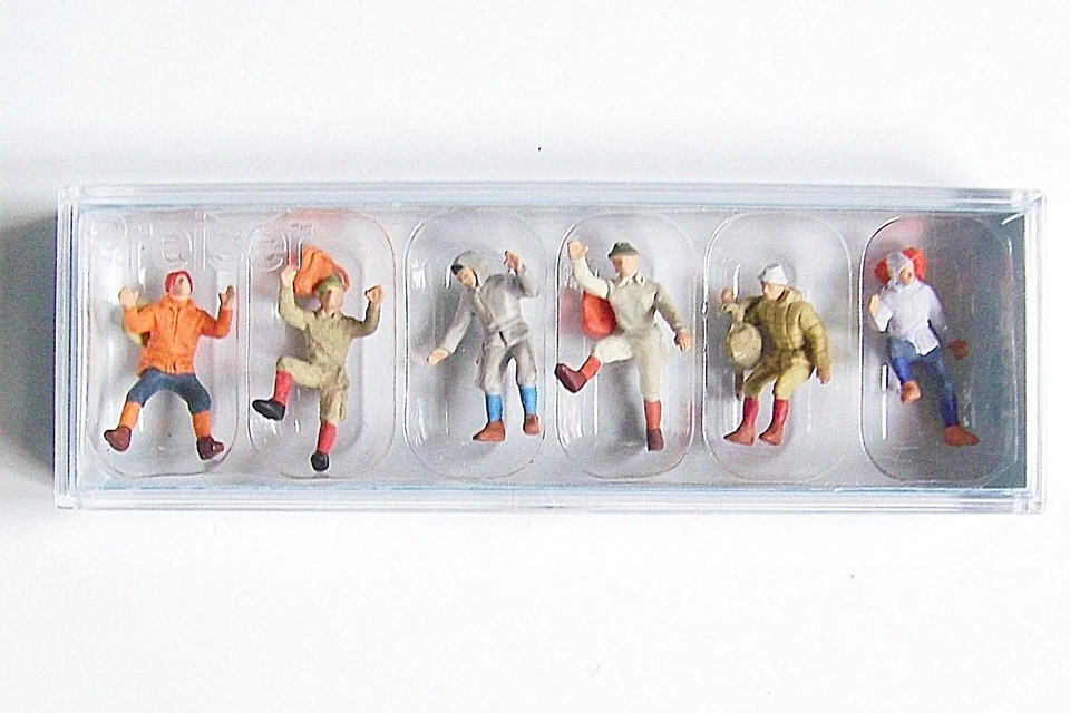 HO scale Preiser # 14082 MOUNTAIN CLIMBER Figures ( SHIPS from CHICAGO ) - Image 1 of 1