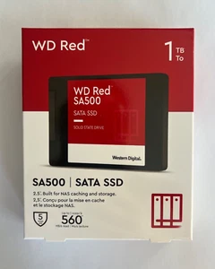 NEW! WESTERN DIGITAL RED WDS100T1R0A 1TB 2TB SOLID STATE DRIVE 2.5 INTERNAL SATA - Picture 1 of 6