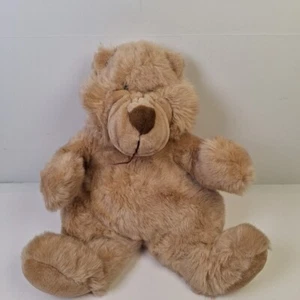 Commonwealth Teddy Bear Plush Brown Stuffed Animal Toy 1992 Vintage Growls - Picture 1 of 15