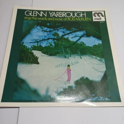 Glenn Yarbrough Rod McKuen Each of Us Alone   Record Album Vinyl LP - Image 1 of 4