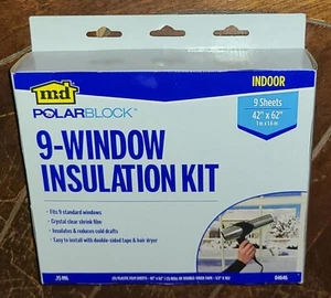 M-D Indoor Window Insulation Kit (9 Sheet Pack) 42" x 62" #04646 - Picture 1 of 2