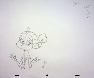 Green Eggs & Ham Production Art LEN SIMON Hand Drawn Layout Pencil Dr. Seuss #NN - Picture 1 of 2