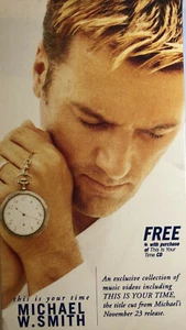 Michael W. Smith This Is Your Time (1999) Reunion Records VHS Tape Music - Picture 1 of 1