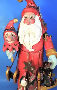19" HOUSE OF HATTEN WEIHNACHTSMANN FIGUR MIT SPIELZEUG (NEUWERTIG) - Bild 1 von 6